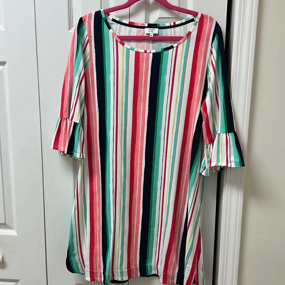 Crown & Ivy Striped Dress